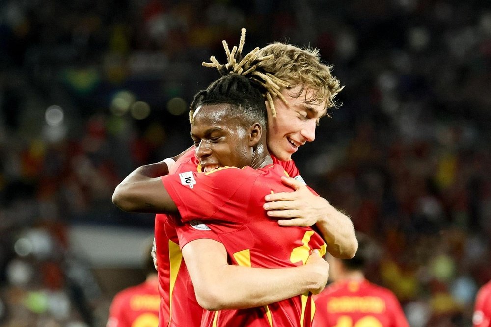 Williams put La Roja ahead before Merino doubled the lead. AFP