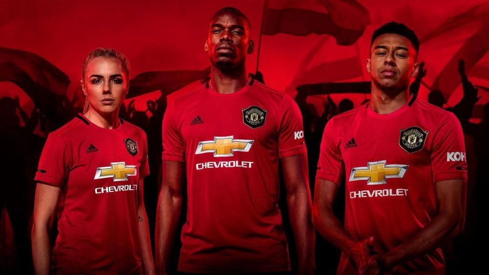 Paul Pogba was a surprise selection for the new Manchester United shirt. ManUtd