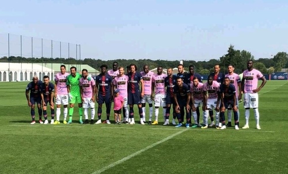 PSG faced Chambly in their pre-season opener. Twitter