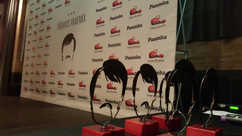 Los Premios Panenka de 2015, listos para ser entregados a los agraciados. Twitter
