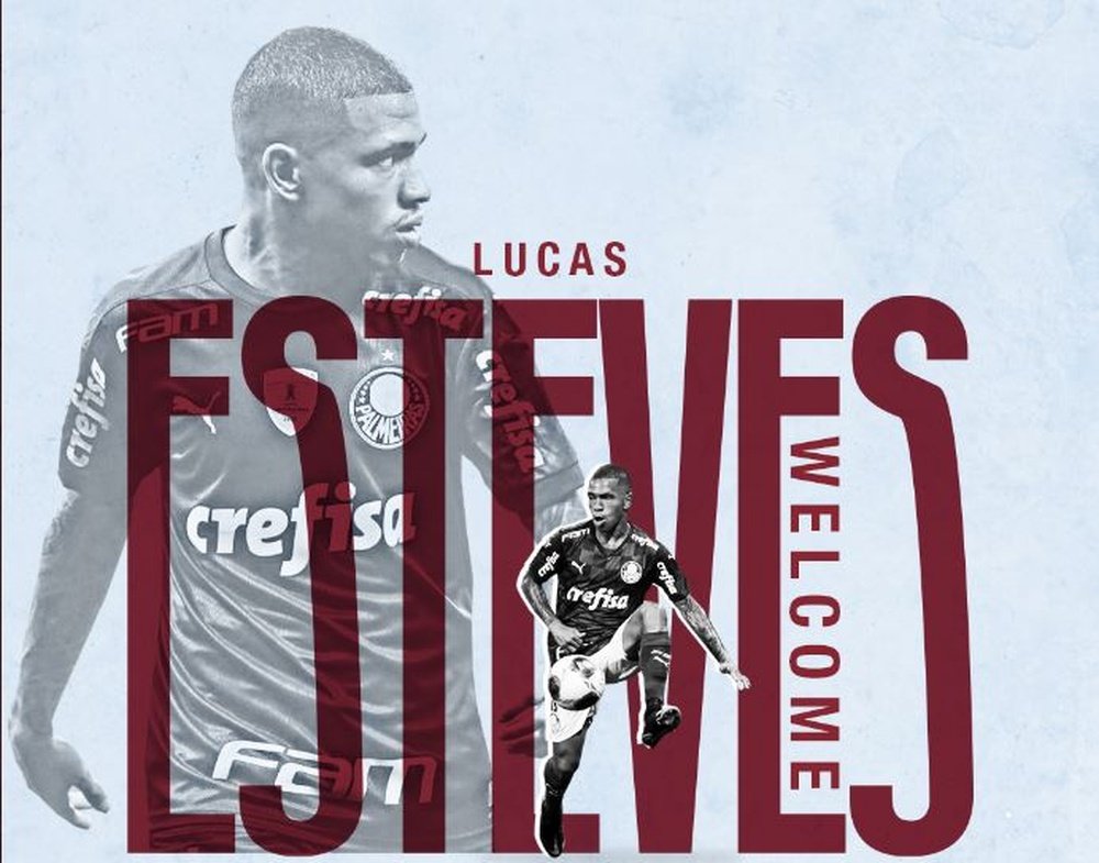 Lucas Esteves llega cedido al Colorado Rapids. Twitter/ColoradoRapids