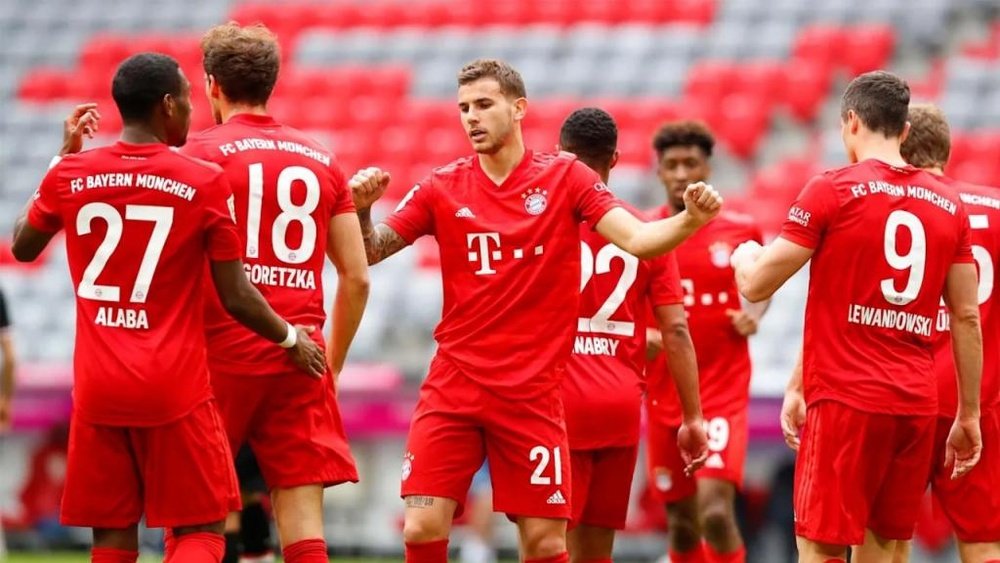 Lucas Hernandez could start at left back ahead of Davies. AFP
