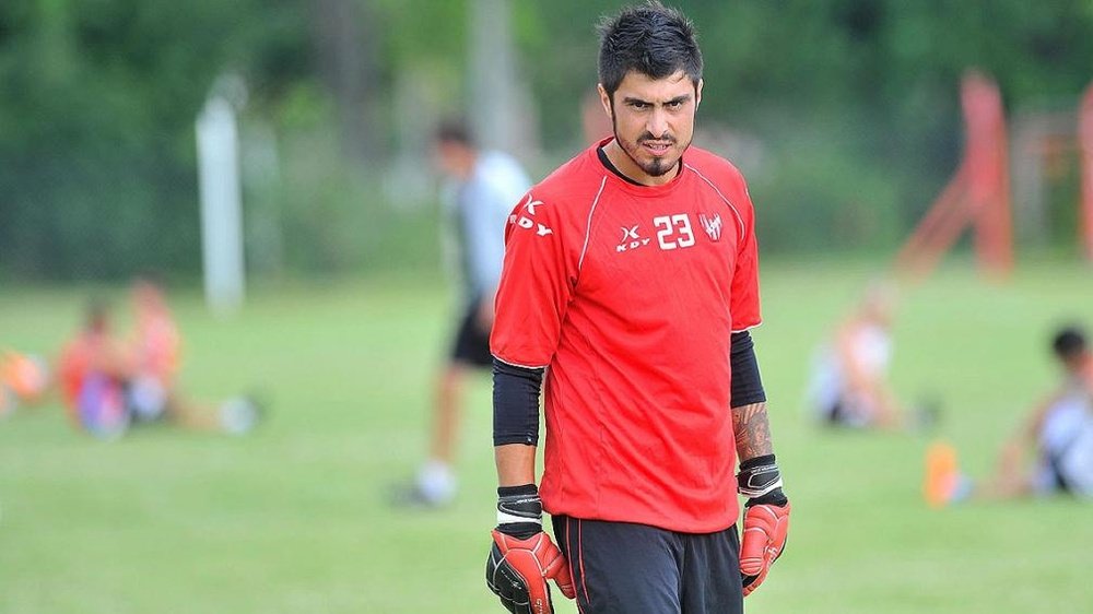 Lucas Hoyos, guardameta de Atlético Rafaela. AtléticoRafaela
