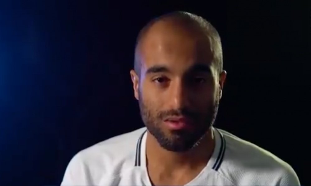 Lucas Moura, nuevo jugador del Tottenham. Twitter/SpursOfficial
