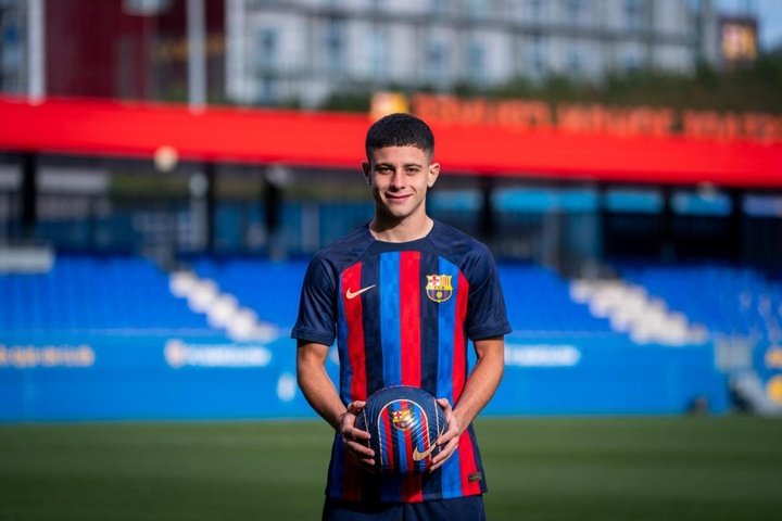 Lucas Román, el nuevo fichaje de 400 'kilos' del Barça