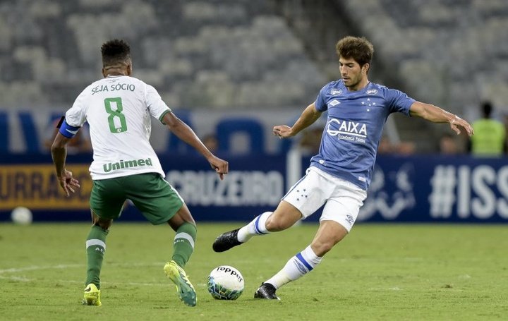 Lucas Silva completó su primer partido con Cruzeiro