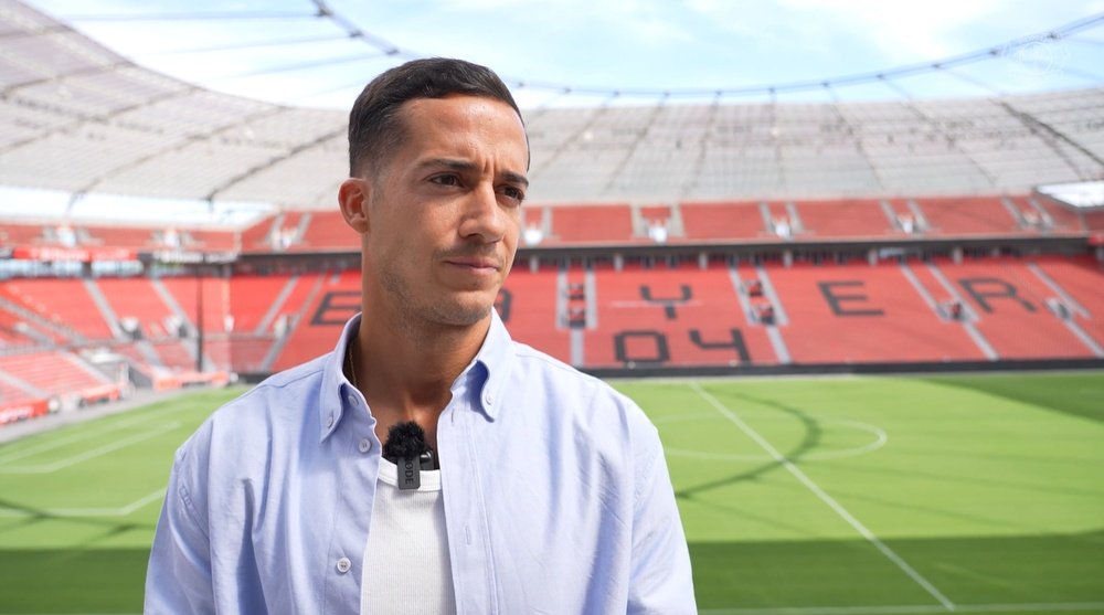 Lucas Vazquez gave his first words as a Leverkusen player. Screenshot/BayerLeverkusen