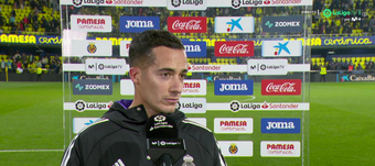 Lucas Vazquez spoke after Real Madrid lost to Villarreal. Screenshot/MovistarLaLiga