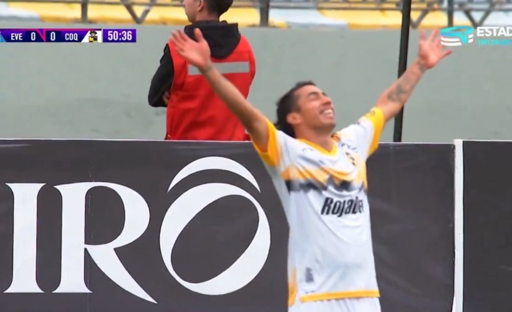 Luciano Cabral has been included in Chile's Copa America squad. Screenshot/TNT Sports Chile