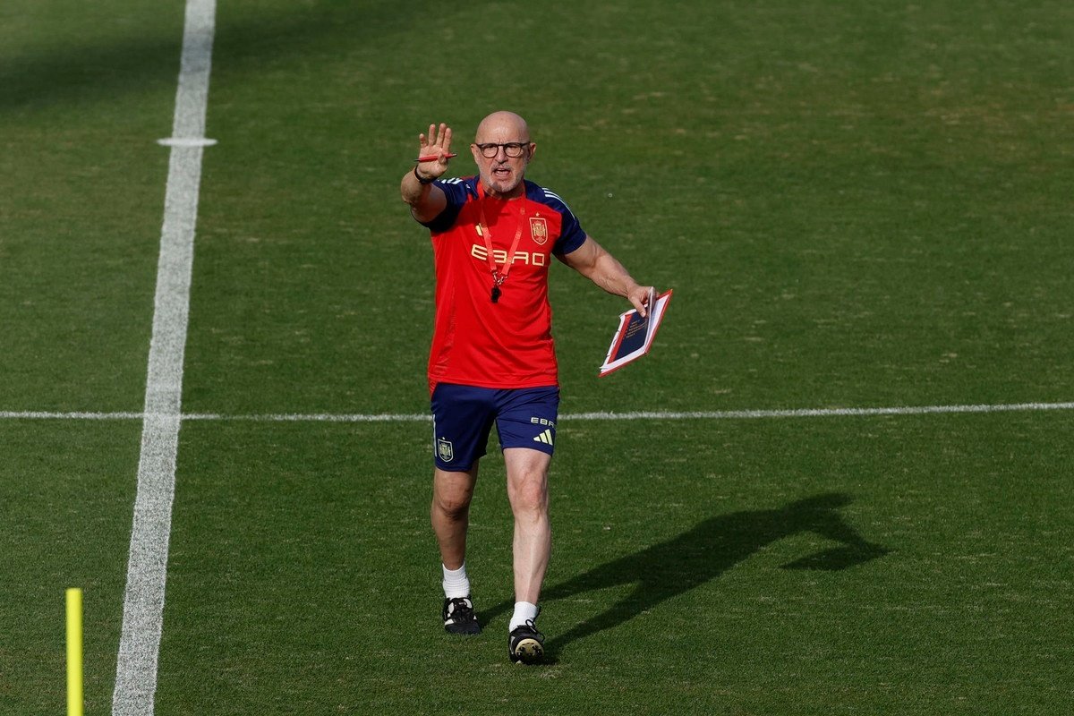 Luis de la Fuente arrancó los motores de la Selección Española. EFE