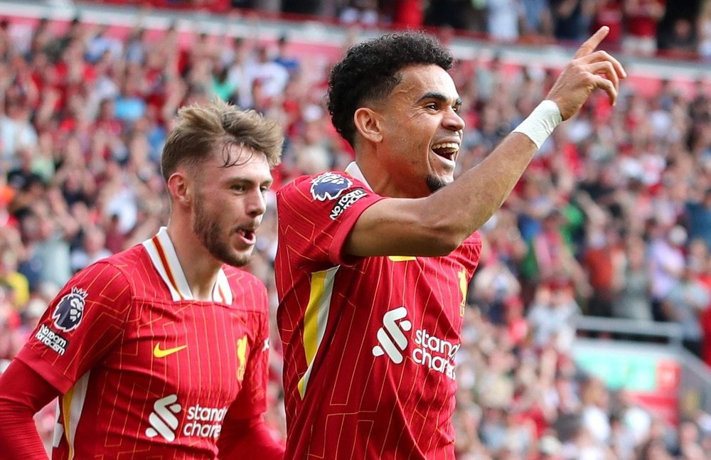 Diaz played a crucial role in Liverpool's 2024/25 Premier League title-winning campaign. EFE