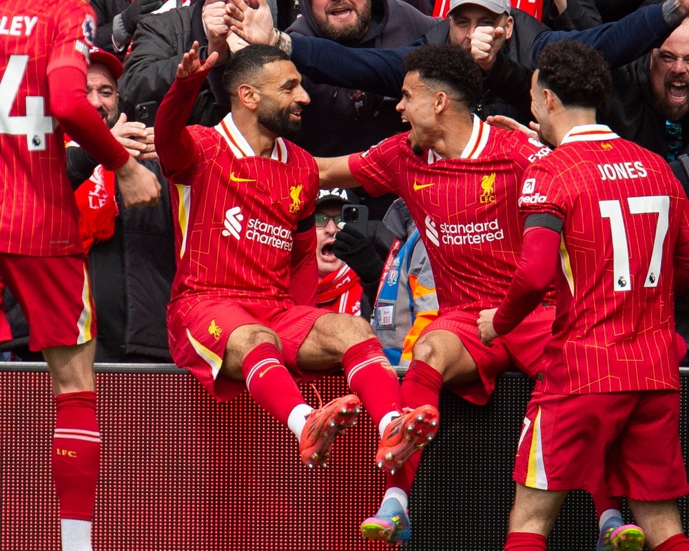 Mo Salah Luis Díaz Liverpool West Ham