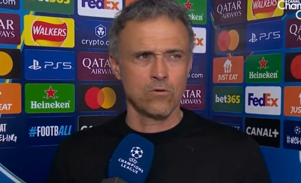 Luis Enrique analizó su pase a semifinales. Captura/Canal+