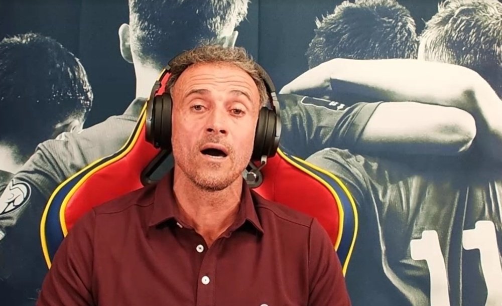 Spain could secure qualification to the next round against Germany. Screenshot/Twitch/luisenrique21