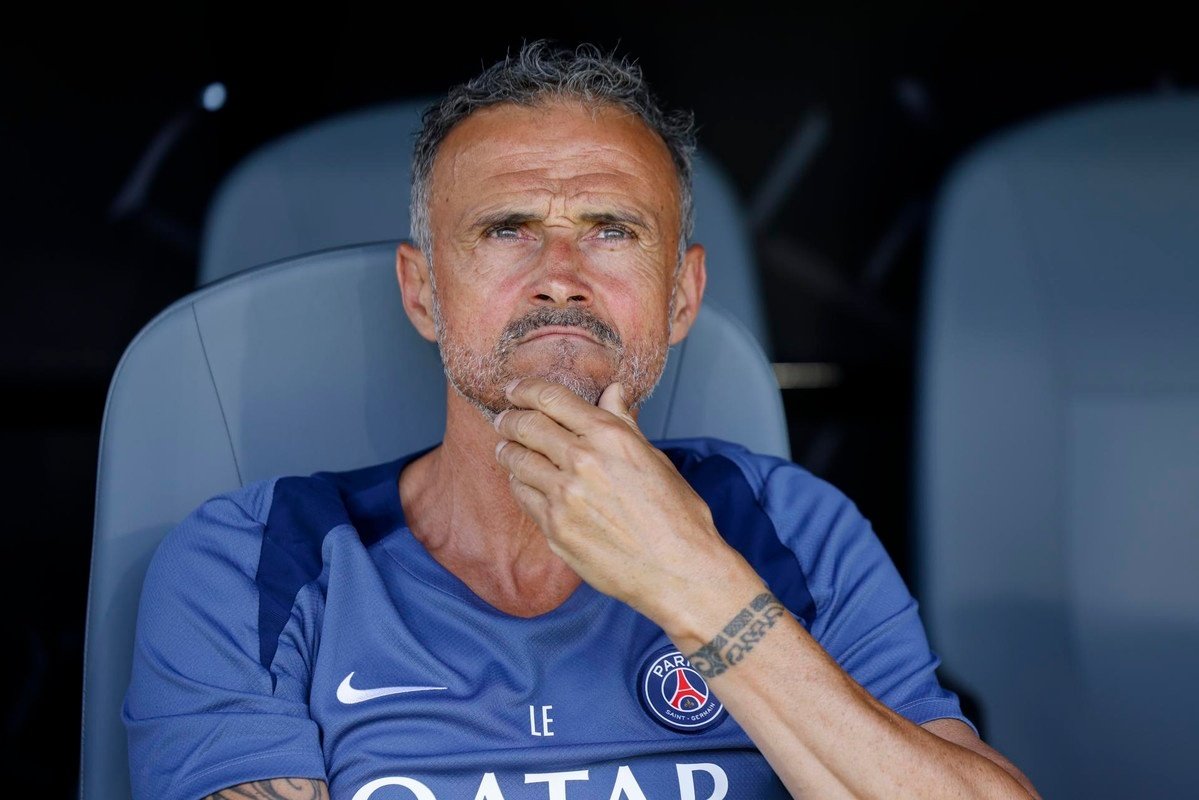 Luis Enrique ensalzó el momento de su equipo. EFE/Caroline Brehman