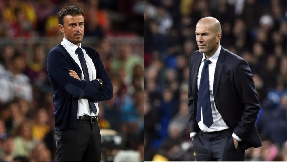 Los de Luis Enrique y Zidane se podrían jugar la Liga ante el Villarreal y el Málaga. BeSoccer