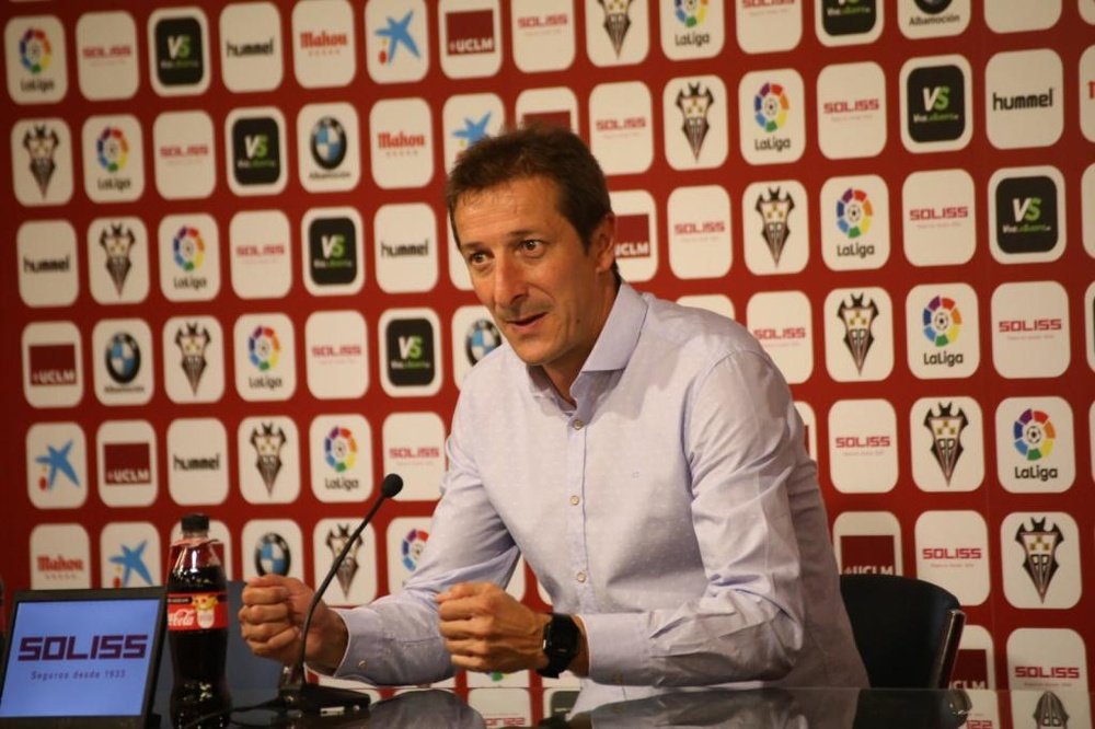 Ramis analizó el duelo contra el Nàstic. Twitter/AlbaceteBPSAD