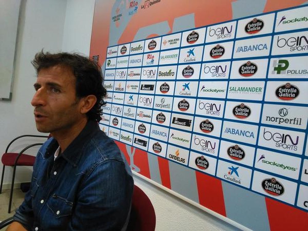 Luis Milla, entrenador del Lugo. CDeportivoLugo