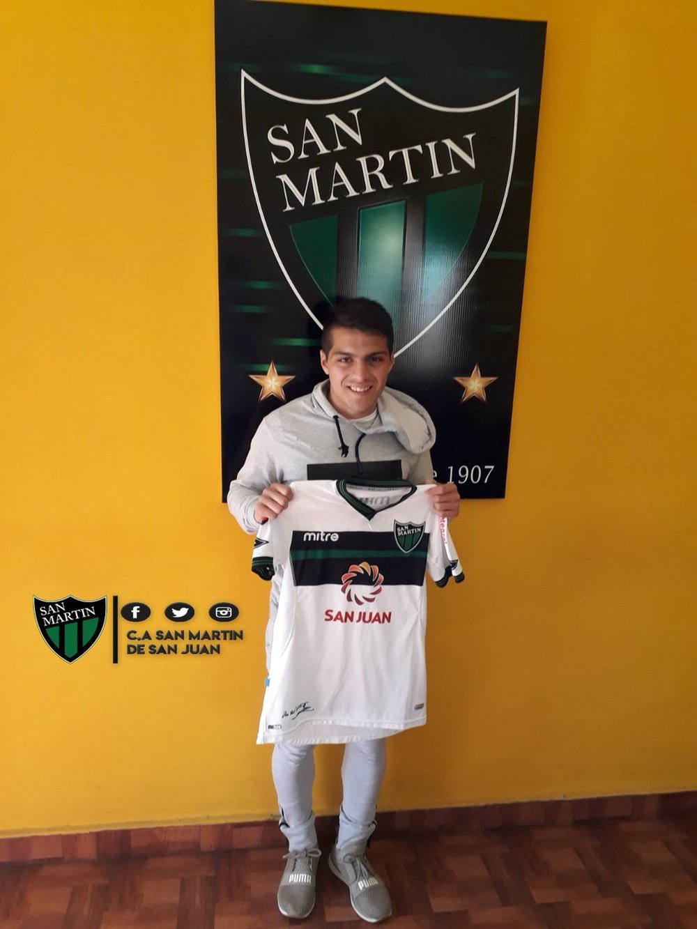 Luis Olivera jugará en San Martín. SanMartín