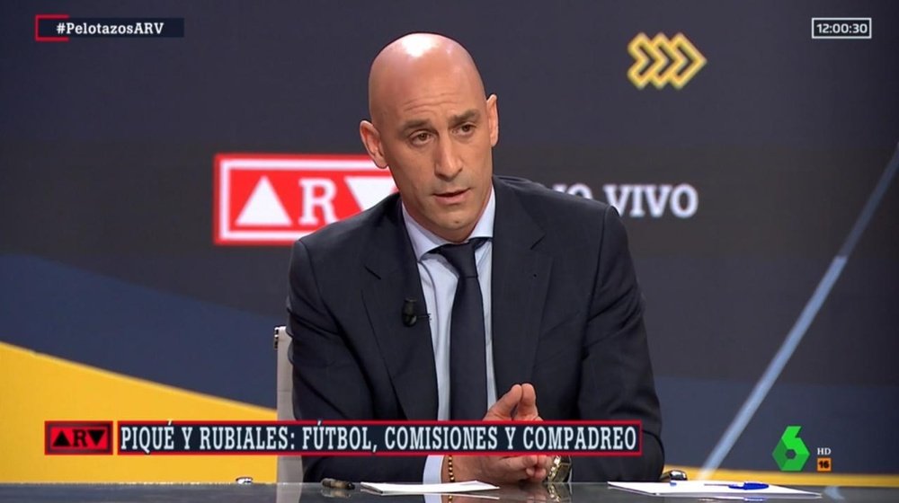 Rubiales habló en el programa 'Al Rojo Vivo'. Captura/LaSexta