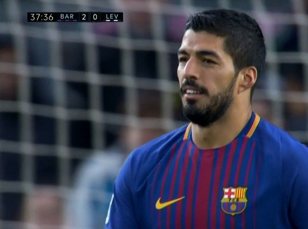 En racha Suárez. Captura/ESPN