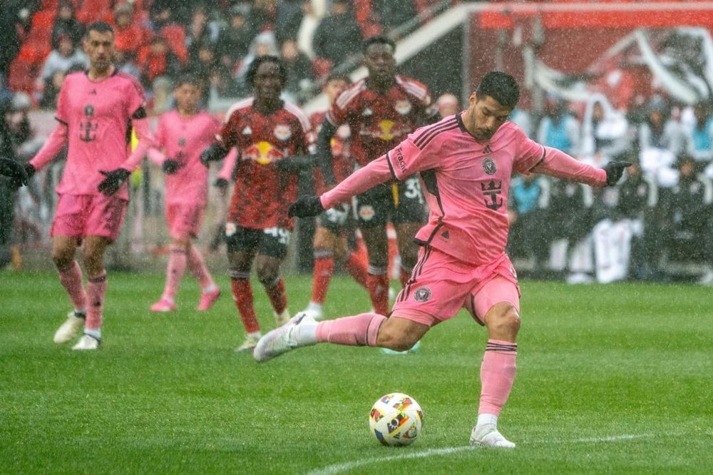 Ni Suárez pudo marcar para Miami. EFE