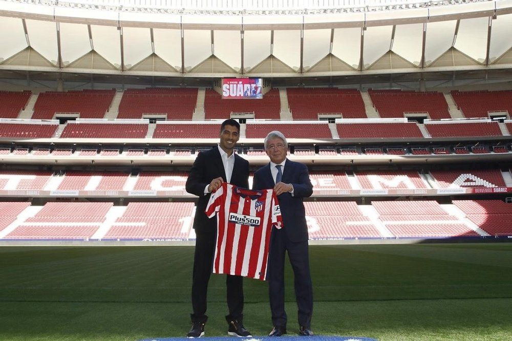 Luis Súarez a choisi son numéro. Twitter/Atlético