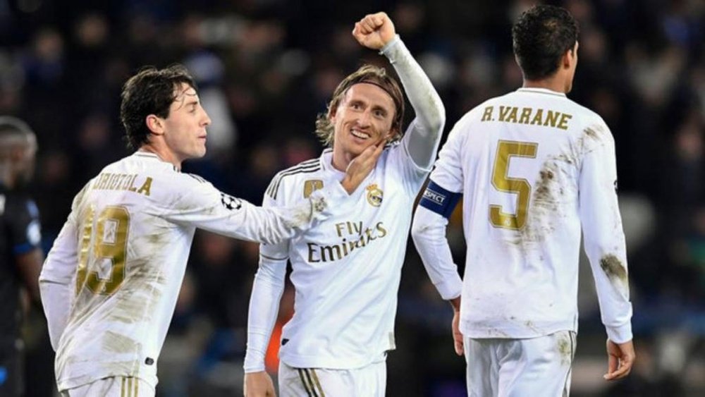 O Modric mais artilheiro do Real Madrid. AFP