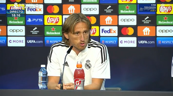 Luka Modric será titular ante el Eintracht. Captura/RMTV