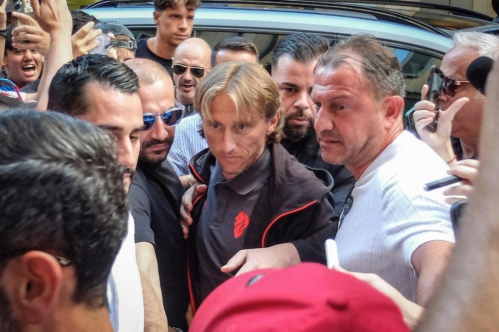 Modrić s'apprête à battre un record à l'AC Milan. EFE