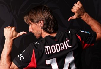 Modric s'exprime en tant que joueur de l'AC Milan. AC Milan