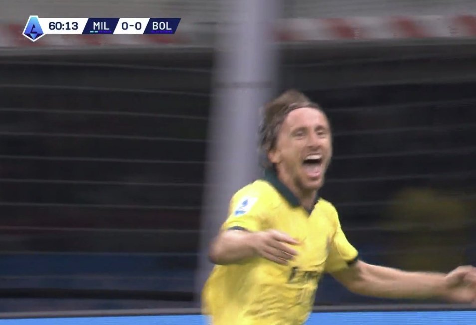 Modric segna il primo gol in Serie A. DAZN