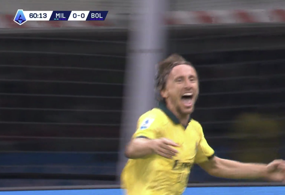 40 anni e non sentirli: Modric segna il primo gol in Serie A