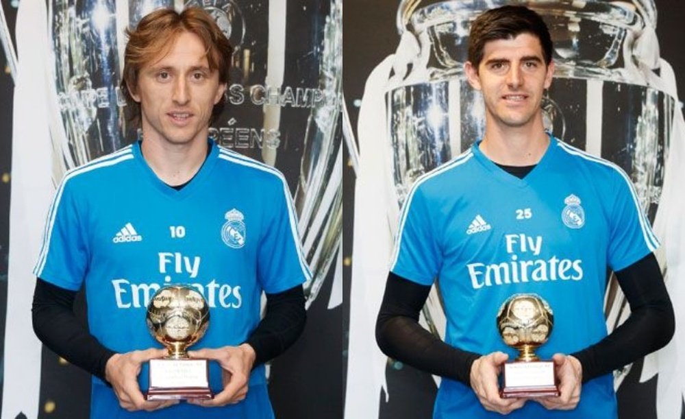 El gran 2018 de Modric y Courtois, reconocido por la IFFHS. RealMadrid
