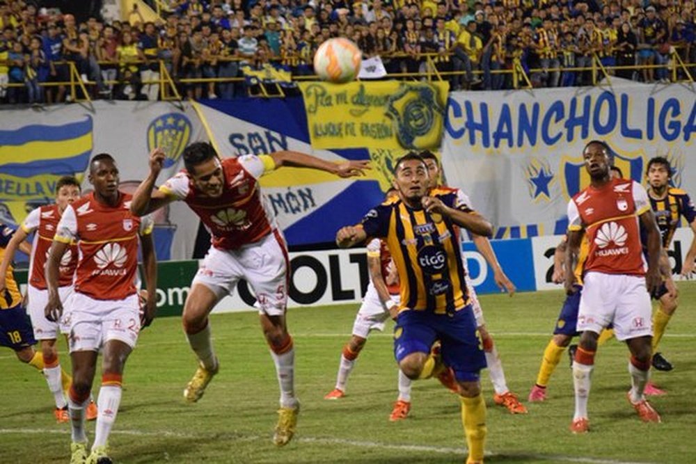 Luqueño y Santa Fe empataron en la Copa Sudamericana. ClubSpLuqueño