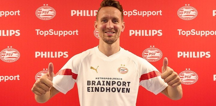 De Jong, con la camiseta del PSV. Twitter / PSV