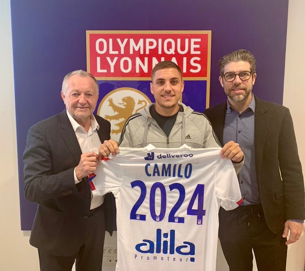 Camilo débarque à l’Olympique Lyonnais. Twitter