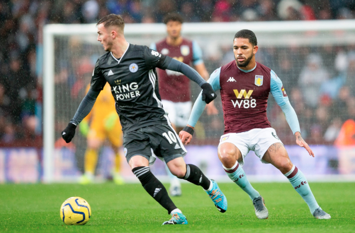 Vardy dispara al Leicester ante un Aston Villa herido