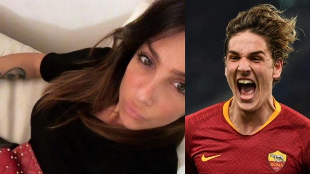 Nico Zaniolo reprende a su madre. Instagram/frac77/AFP