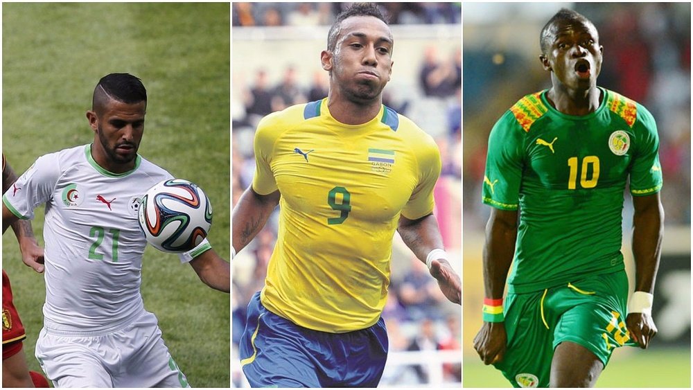 Algunos de los mejores jugadores de la Copa África. BeSoccer