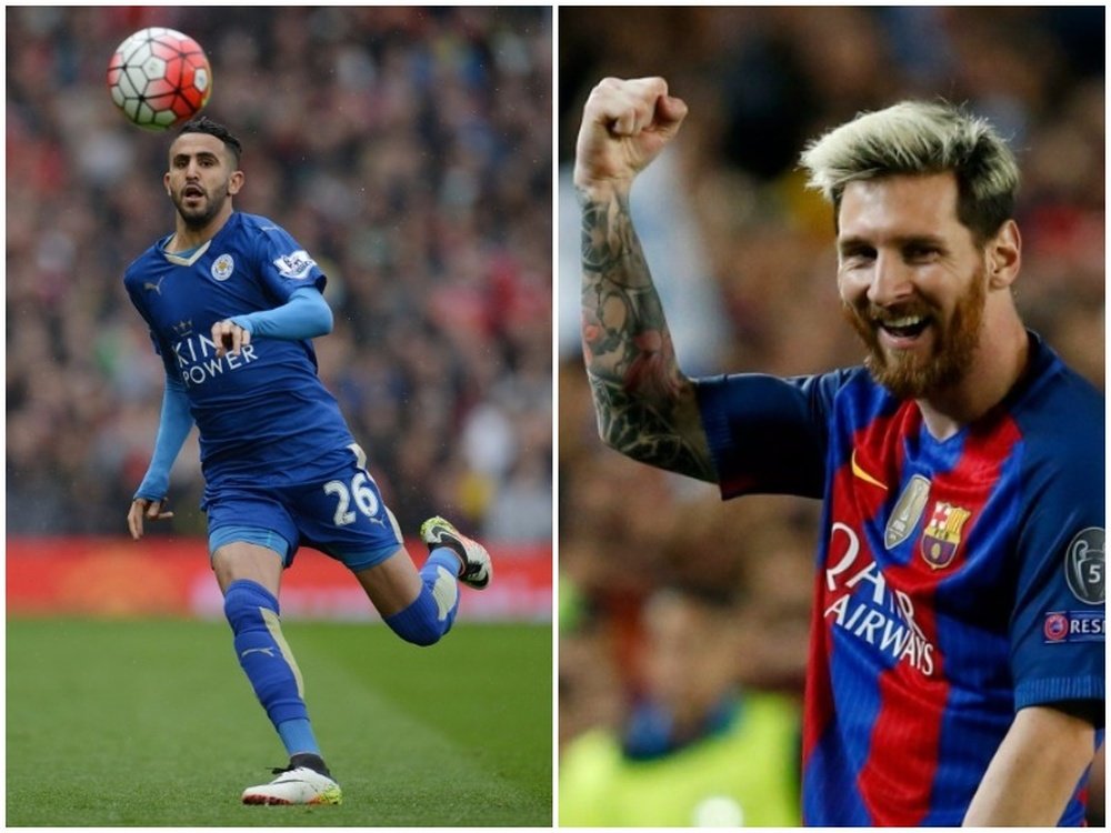 Mahrez and Messi have been shortlisted for the Ballon d'Or award. BeSoccer