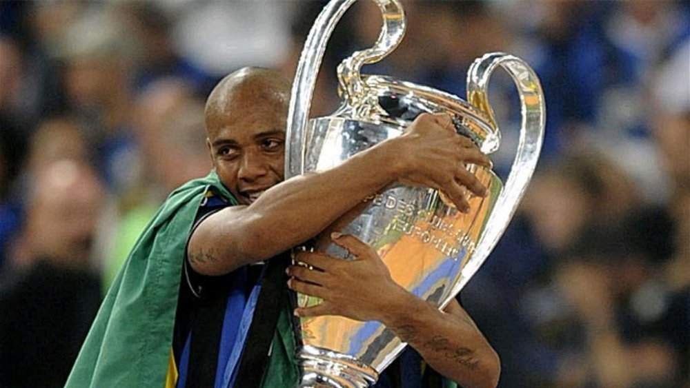 Campeão da Champions League, Maicon viveu grande fase com a Inter de Milão. AFP
