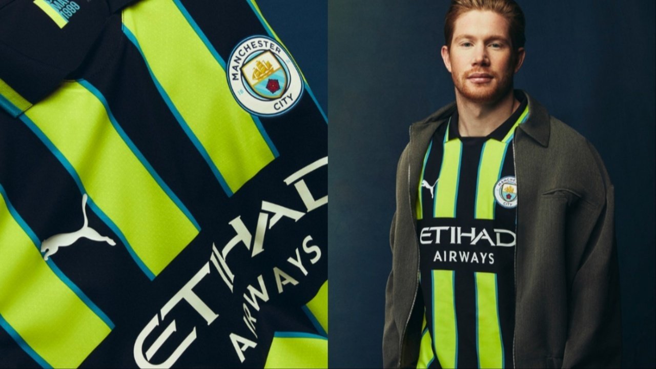 Man City launch a new historic away kit for next term