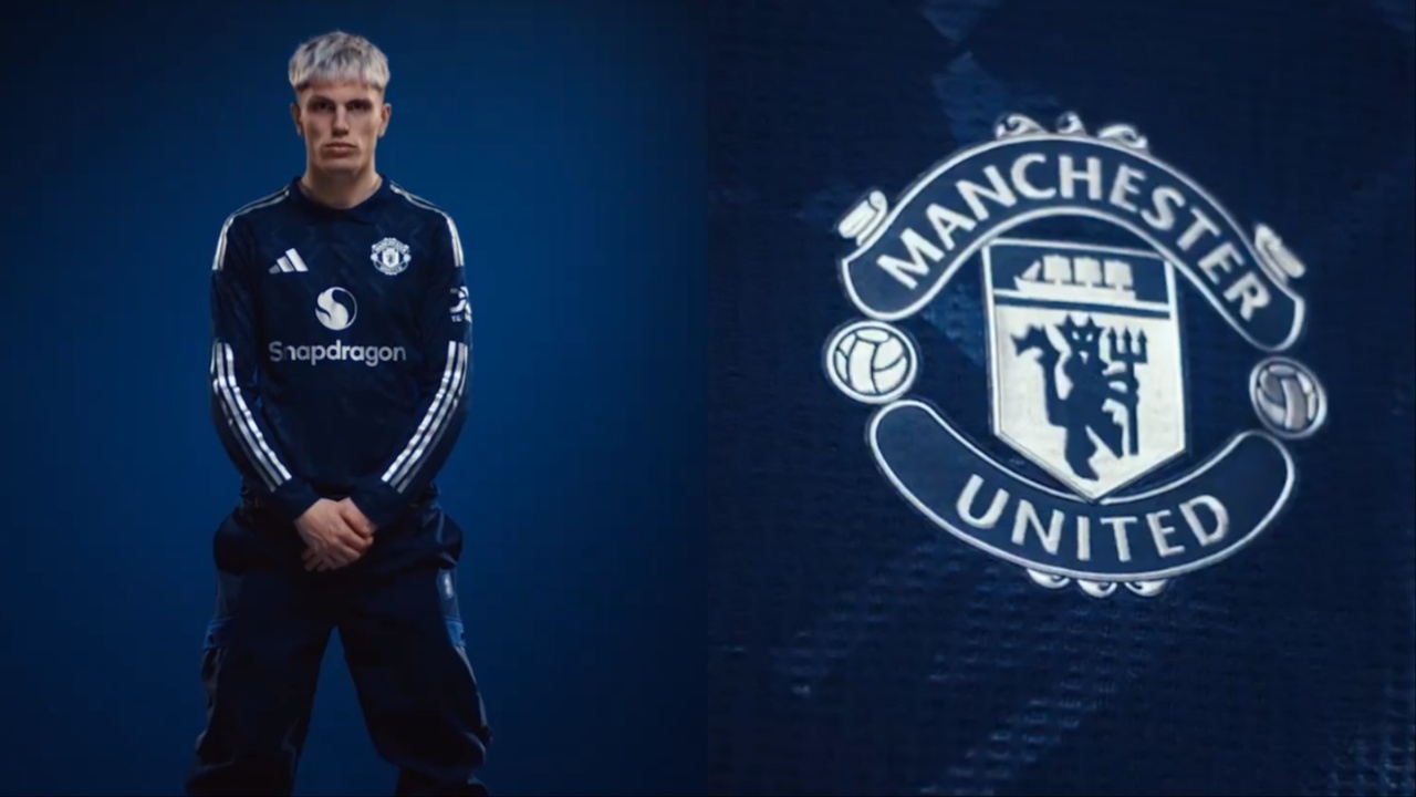 Man Utd unveil new blue away kit for 2024/25 term