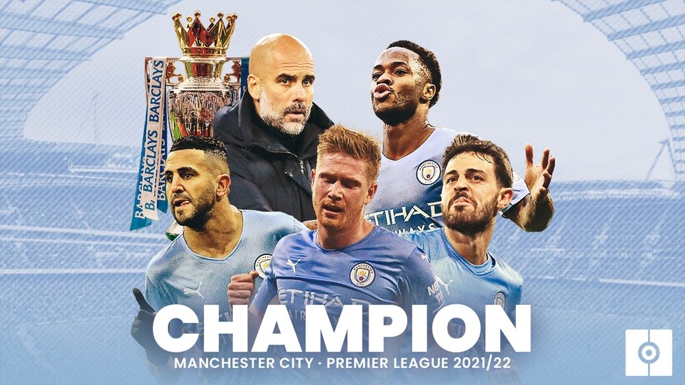 Manchester City remporte la Premier League 2021-2022. BeSoccer