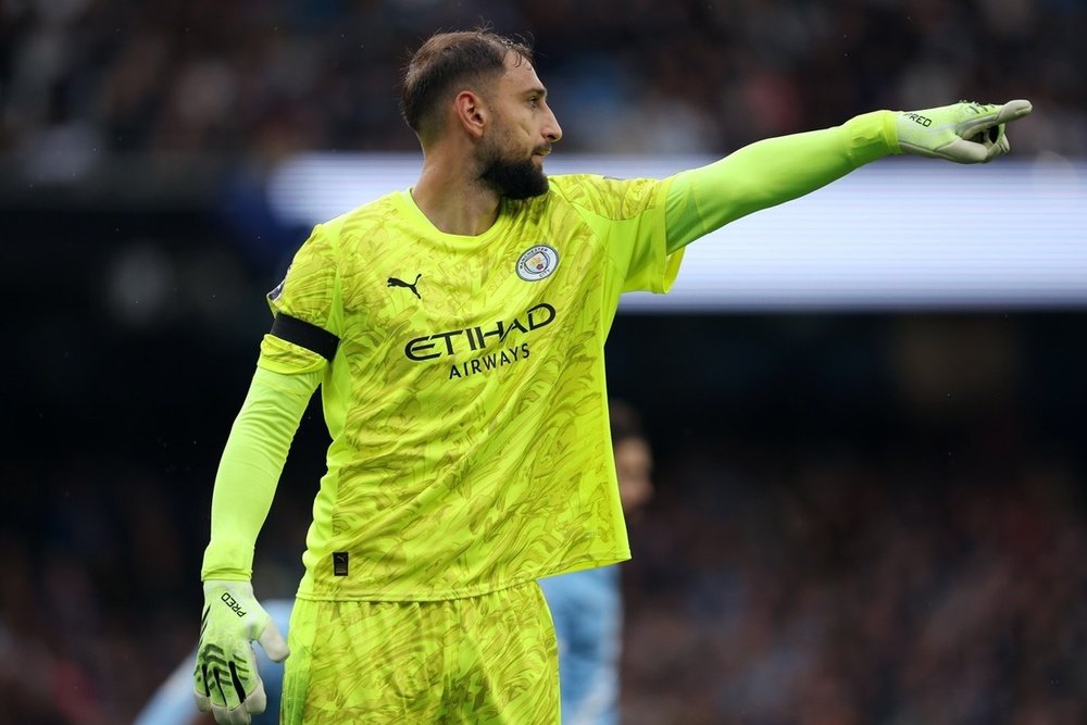 Donnarumma made dazzling derby debut for Manchester City. EFE