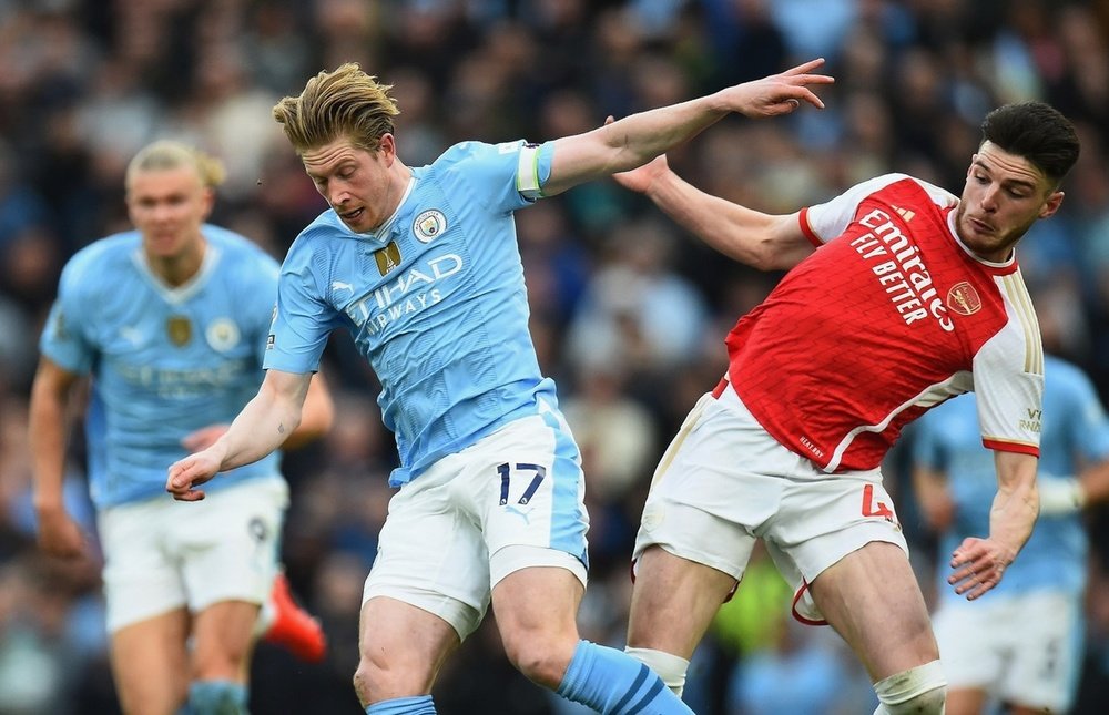 Man City and Arsenal played out a goalless draw on Sunday. EFE