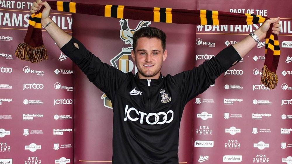 Riley has joined Bradford on a permanent deal. BradfordCityFC