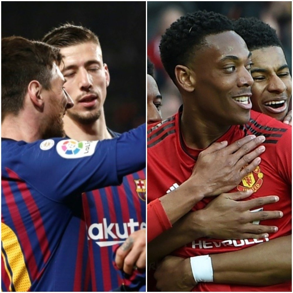 Manchester United v Barcelona, preview and possible line-ups. AFP