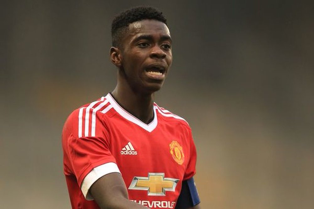 Manchester United youngster Axel Tuanzebe. Twitter